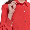 image:imageKarl Lagerfeld Womens Long Sleeve Multifunctional Shirt DressApple Red