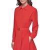 image:imageKarl Lagerfeld Womens Long Sleeve Multifunctional Shirt DressApple Red