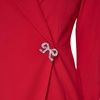 image:imageKarl Lagerfeld Womens Long Sleeve Scuba Crepe Blazer DressAdmiral Red