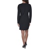 image:imageKarl Lagerfeld Womens Long Sleeve Scuba Crepe Blazer DressBlackSoft White
