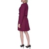 image:imageKarl Lagerfeld Womens Long Sleeve Stretch Texture Cropped Jacket with PocketsWine
