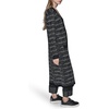 image:imageKarl Lagerfeld Womens Long Sleeve VNeck All Over Logo Long Cardigan SweaterBlackGunmetal