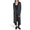 image:imageKarl Lagerfeld Womens Long Sleeve VNeck All Over Logo Long Cardigan SweaterBlackGunmetal