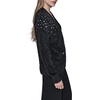 image:imageKarl Lagerfeld Womens Long Sleeve VNeck Bejewled Cardigan SweaterBlack
