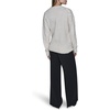 image:imageKarl Lagerfeld Womens Long Sleeve VNeck Bejewled Cardigan SweaterSoft WhiteGold
