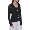image:imageKarl Lagerfeld Womens Long Sleeve VNeck SweaterBlack