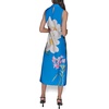 image:imageKarl Lagerfeld Womens Mock Neck Sleeveless Midi Sheath DressFrench Blue Pink Sherbet Multi