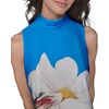 image:imageKarl Lagerfeld Womens Mock Neck Sleeveless Midi Sheath DressFrench Blue Pink Sherbet Multi