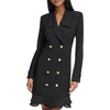 image:imageKarl Lagerfeld Womens Novelty Button Collared Blazer Mini DressBlack