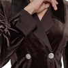 image:imageKarl Lagerfeld Womens Novelty Button Collared Blazer Mini DressEspresso