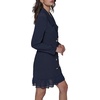 image:imageKarl Lagerfeld Womens Novelty Button Collared Blazer Mini DressNavy