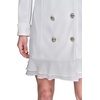 image:imageKarl Lagerfeld Womens Novelty Button Collared Blazer Mini DressSoft White