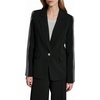 image:imageKarl Lagerfeld Womens Office Friendly Career Classic Striping on Sleeves BlazerBlack
