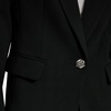 image:imageKarl Lagerfeld Womens Office Friendly Career Classic Striping on Sleeves BlazerBlack