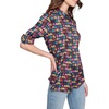image:imageKarl Lagerfeld Womens Oversized Printed BlouseBlack Combo