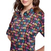 image:imageKarl Lagerfeld Womens Oversized Printed BlouseBlack Combo