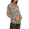 image:imageKarl Lagerfeld Womens Oversized Printed BlouseBlackCream Multi