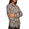 image:imageKarl Lagerfeld Womens Oversized Printed BlouseBlackCream Multi