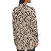image:imageKarl Lagerfeld Womens Oversized Printed BlouseBlackCream Multi