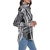 image:imageKarl Lagerfeld Womens Oversized Printed BlouseBlackSoft White Combo