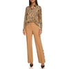 image:imageKarl Lagerfeld Womens Oversized Printed BlouseCaramelBlack Multi