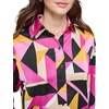 image:imageKarl Lagerfeld Womens Oversized Printed BlouseFrench Fuchsia Combo