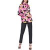 image:imageKarl Lagerfeld Womens Oversized Printed BlouseFrench Fuchsia Combo