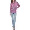 image:imageKarl Lagerfeld Womens Oversized Printed BlouseFrench Fuchsia Multi