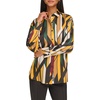 image:imageKarl Lagerfeld Womens Oversized Printed BlouseMosaic Black Multi