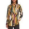image:imageKarl Lagerfeld Womens Oversized Printed BlouseMosaic Black Multi