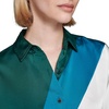 image:imageKarl Lagerfeld Womens Oversized Printed BlouseTeal Soft White Combo