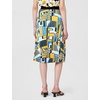 image:imageKarl Lagerfeld Womens Pleated Essential Printed SkirtSoft WhiteFrench Blue Multi