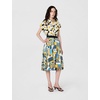 image:imageKarl Lagerfeld Womens Pleated Essential Printed SkirtSoft WhiteFrench Blue Multi