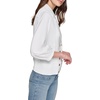 image:imageKarl Lagerfeld Womens Pleated Front Button BlouseSoft White