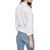 image:imageKarl Lagerfeld Womens Pleated Front Button BlouseSoft White