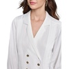 image:imageKarl Lagerfeld Womens Pleated Front Button BlouseSoft White