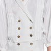 image:imageKarl Lagerfeld Womens Pleated Front Button BlouseSoft White