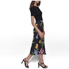 image:imageKarl Lagerfeld Womens Printed Pleated Satin Shirt DressBlack Multi