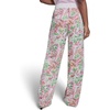 image:imageKarl Lagerfeld Womens Printed Soft PantsSoft WhitePink Carnation Multi