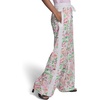 image:imageKarl Lagerfeld Womens Printed Soft PantsSoft WhitePink Carnation Multi