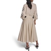 image:imageKarl Lagerfeld Womens Puff Sleeve Blouse with Floral Embroidery DetailFrench Beige