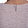 image:imageKarl Lagerfeld Womens Puff Sleeve Swaure Neck Flounce Tweed Aline Mini DressPink Multi