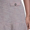 image:imageKarl Lagerfeld Womens Puff Sleeve Swaure Neck Flounce Tweed Aline Mini DressPink Multi