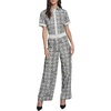 image:imageKarl Lagerfeld Womens Pull on Elastic Waist Band All Over Print Soft PantBlackBisque