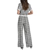 image:imageKarl Lagerfeld Womens Pull on Elastic Waist Band All Over Print Soft PantBlackBisque