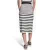 image:imageKarl Lagerfeld Womens Pull on Stripes Black and White SkirtSoft WhiteBlack