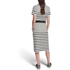 image:imageKarl Lagerfeld Womens Pull on Stripes Black and White SkirtSoft WhiteBlack