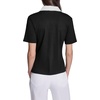 image:imageKarl Lagerfeld Womens Rosette Buttons Comfortable Lightweight BlouseBlack