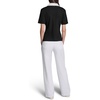 image:imageKarl Lagerfeld Womens Rosette Buttons Comfortable Lightweight BlouseBlack