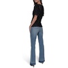 image:imageKarl Lagerfeld Womens Ruffle Crew Neck Lace TopBlack